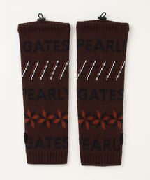 PEARLY GATES（パーリーゲイツ）の「【PEARLY GATES】幾何学柄ニットアームカバー (UNISEX)（アームカバー・メンズ）」