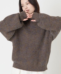 A de a.v.v | アームウォーマー風ハイネックプルオーバー(ニット/セーター)