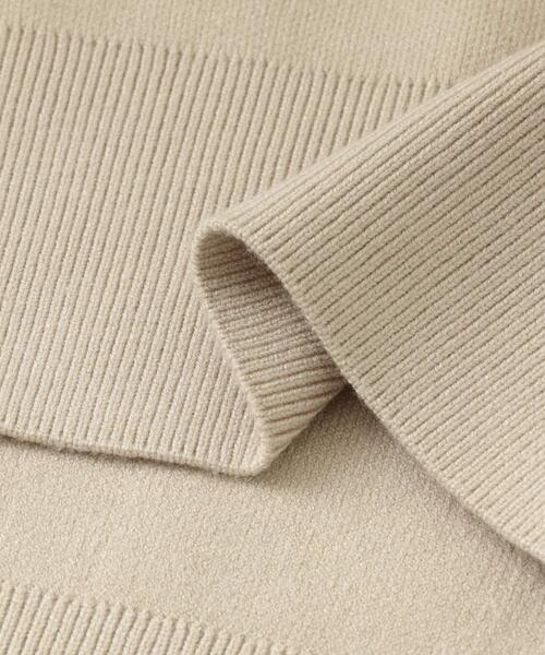 HEYUMM（ヘユム）の「ロゴシシュウセーター（ニット/セーター・レディース・チャコールグレー/ベージュ/アイボリー・ONE）」の16枚目の写真