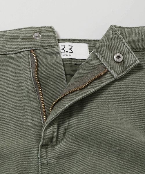 3.3 Field Trip （3.3フィールドトリップ）の「3.3 Field Trip／デニムカーゴミニスカート　2981258（スカート・レディース・カーキ/ブラック・LARGE/MEDIUM）」の11枚目の写真