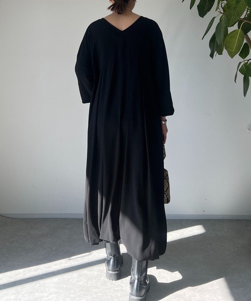 un dix cors(アンディコール)の「前後2WAYバルーンワンピース(ワンピース・レディース・ピンク/ブラック・FREE)」の22枚目の写真