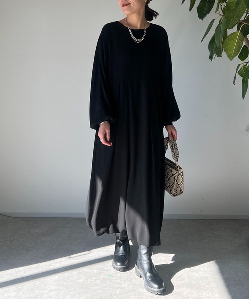 un dix cors(アンディコール)の「前後2WAYバルーンワンピース(ワンピース・レディース・ピンク/ブラック・FREE)」の19枚目の写真