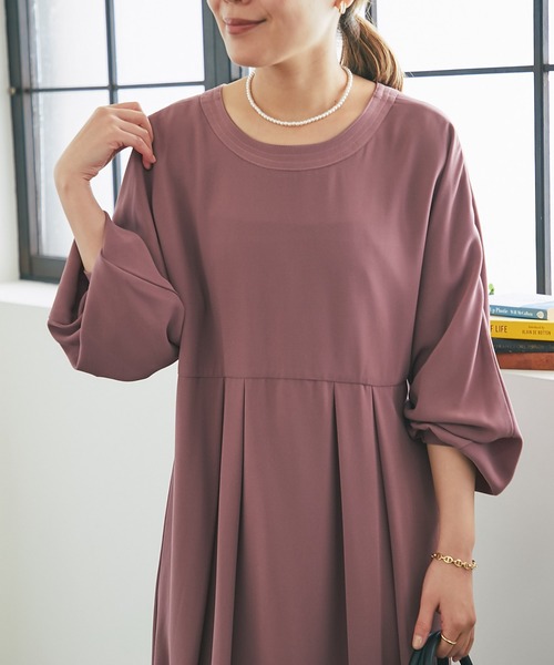 un dix cors(アンディコール)の「前後2WAYバルーンワンピース(ワンピース・レディース・ピンク/ブラック・FREE)」の9枚目の写真