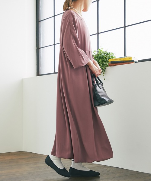 un dix cors(アンディコール)の「前後2WAYバルーンワンピース(ワンピース・レディース・ピンク/ブラック・FREE)」の5枚目の写真