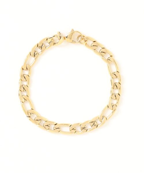 PARKS TOKYO SELECT（パークストウキョウセレクト）の「お肌にやさしい ステンレス/SUS304 男女兼用 キヘイチェーンブレスレット（ブレスレット・メンズ・ゴールド/シルバー・18cm/16cm）」の8枚目の写真