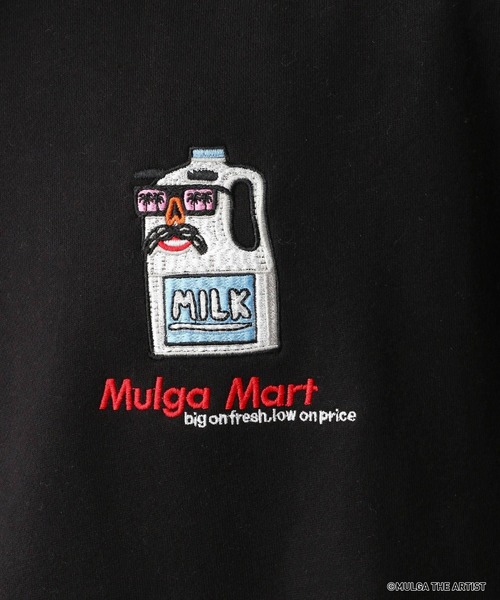 MULGA（モルガ）の「【MULGA THE LIFE】裏起毛/コラボプリントルーズプルオーバーパーカー（スウェット・メンズ・ホワイト/グリーン/グレー/ブルー/ブラック・MEDIUM/LARGE）」の18枚目の写真