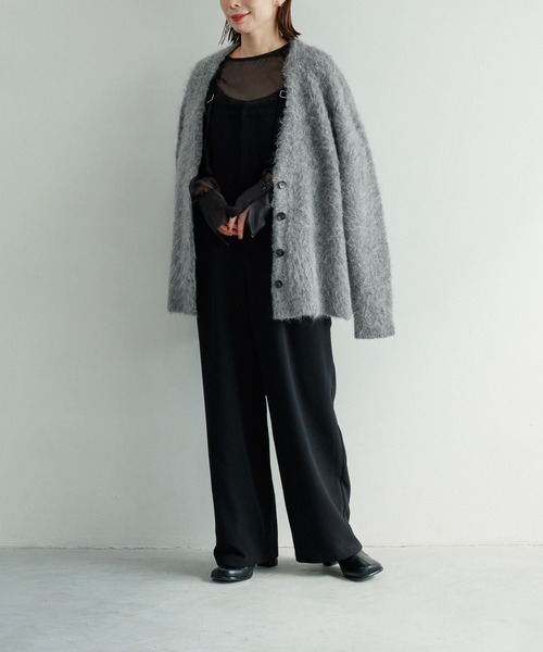 LEPSIM（レプシィム）の「【FOR I SERIES】サスツキワイドパンツ　988300（その他パンツ・レディース・ネイビー/ブラック・FREE）」の7枚目の写真