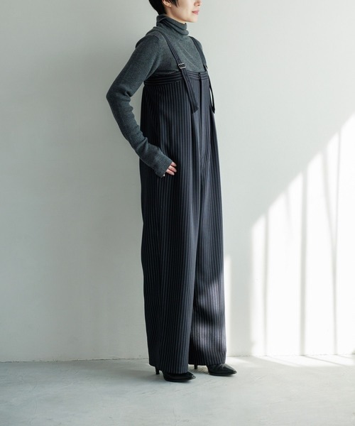 LEPSIM（レプシィム）の「【FOR I SERIES】サスツキワイドパンツ　988300（その他パンツ・レディース・ネイビー/ブラック・FREE）」の11枚目の写真