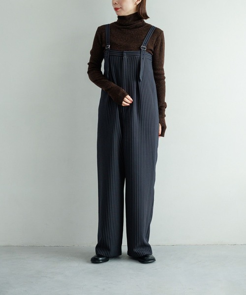 LEPSIM（レプシィム）の「【FOR I SERIES】サスツキワイドパンツ　988300（その他パンツ・レディース・ネイビー/ブラック・FREE）」の12枚目の写真