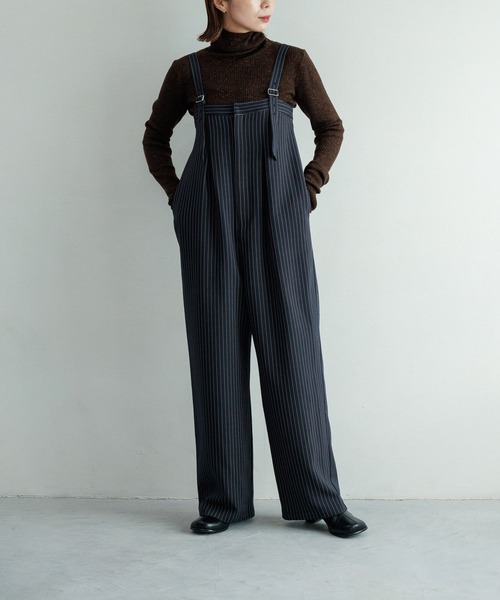 LEPSIM（レプシィム）の「【FOR I SERIES】サスツキワイドパンツ　988300（その他パンツ・レディース・ネイビー/ブラック・FREE）」の14枚目の写真