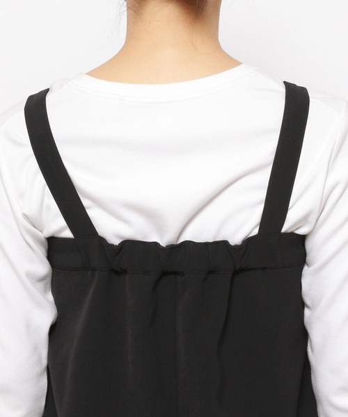 LEPSIM（レプシィム）の「【FOR I SERIES】サスツキワイドパンツ　988300（その他パンツ・レディース・ネイビー/ブラック・FREE）」の21枚目の写真