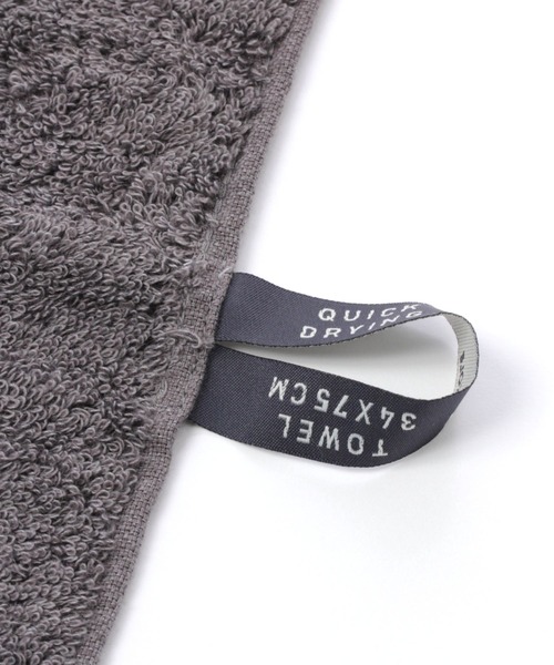 LAKOLE（ラコレ）の「【吸水速乾】フェイスタオル / 988349（タオル・レディース・ホワイト/チャコール・FREE）」の6枚目の写真