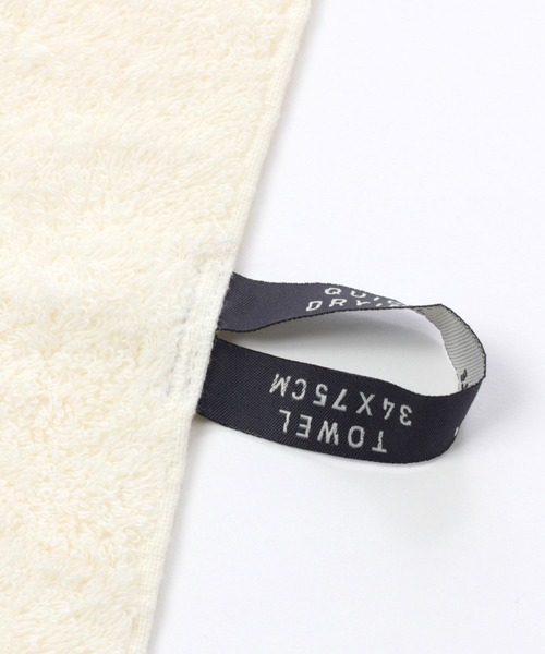 LAKOLE（ラコレ）の「【吸水速乾】フェイスタオル / 988349（タオル・レディース・ホワイト/チャコール・FREE）」の10枚目の写真