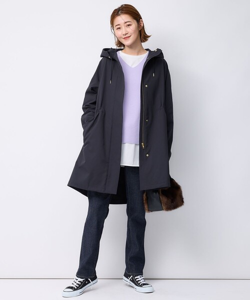 23区(ニジュウサンク)の「【洗える】ウールカシミヤ Vネック ニット(ニット/セーター・レディース・ライラック系/スカイブルー系/ブラック系/イエロー系/ベージュ系/ピンク系・32)」の18枚目の写真