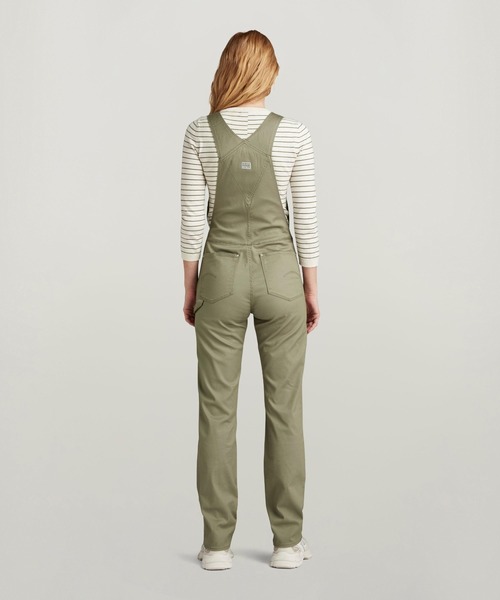 G-STAR（ジースター）の「SLIM DUNGAREE/スリムダンガリーサロペット/オーバーオール（サロペット/オーバーオール・レディース・ダークブラック/グリーン系その他・SMALL/X-SMALL/MEDIUM）」の11枚目の写真