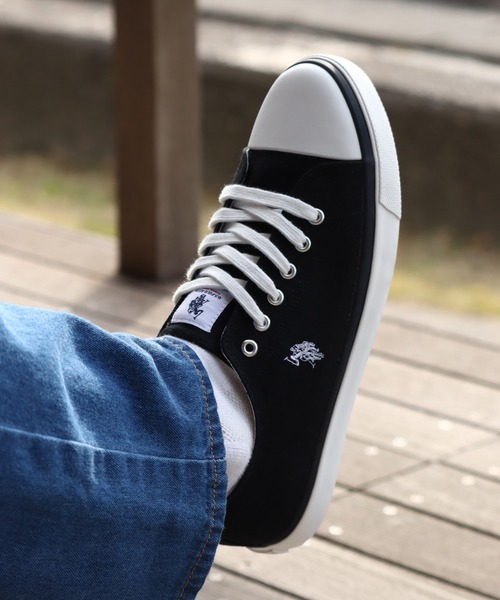 U.S. POLO ASSN.（ユーエスポロアッスン）の「【U.S. POLO ASSN./ユーエスポロアッスン】ワンポイントポニー刺繍 キャンバス ローカットスニーカー（スニーカー・レディース・ホワイト/ベージュ/ブラック・25.0cm/24.5cm/24.0cm/23.5cm/23.0cm/22.5cm/27.0cm/26.5cm/26.0cm/25.5cm）」の21枚目の写真