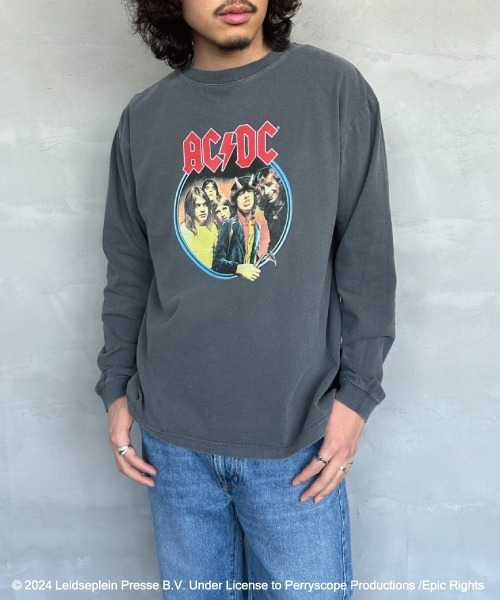 GOOD ROCK SPEED/グッドロックスピード] 別注 AC/DC ロゴプリントロンT  