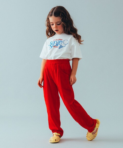 こども ビームス(コドモビームス)の「こども ビームス × HANDTEX / 別注 スーベニア Tシャツ 24(100~160cm)(Tシャツ/カットソー・キッズ・ベージュ/ホワイト/グレー・160/150/130/110/100/120/140)」の6枚目の写真