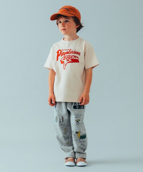 こども ビームス(コドモビームス)の「こども ビームス × HANDTEX / 別注 スーベニア Tシャツ 24(100~160cm)(Tシャツ/カットソー・キッズ・ベージュ/ホワイト/グレー・160/150/130/110/100/120/140)」の11枚目の写真