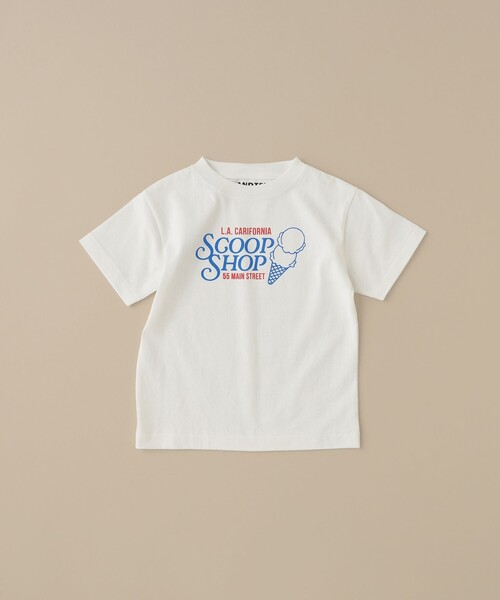こども ビームス(コドモビームス)の「こども ビームス × HANDTEX / 別注 スーベニア Tシャツ 24(100~160cm)(Tシャツ/カットソー・キッズ・ベージュ/ホワイト/グレー・160/150/130/110/100/120/140)」の18枚目の写真