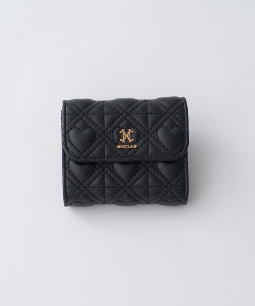 one after another NICE CLAUP（ワンアフターアナザーナイスクラップ）の「ハートキルティングウォレット（財布・レディース・アイボリー/ブラック/ベージュ系その他・ONE SIZE）」の10枚目の写真