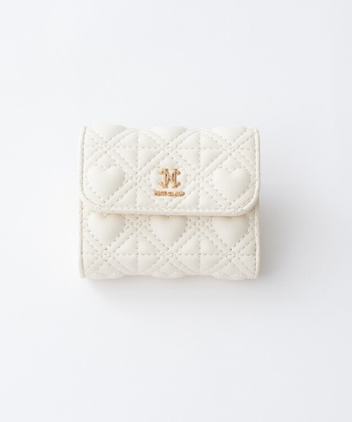 one after another NICE CLAUP（ワンアフターアナザーナイスクラップ）の「ハートキルティングウォレット（財布・レディース・アイボリー/ブラック/ベージュ系その他・ONE SIZE）」の11枚目の写真