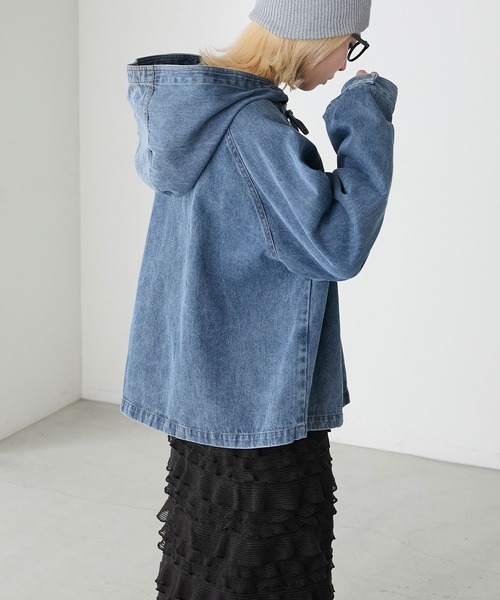 BONLECILL（ボンルシール）の「2way レースアップデニムアノラック