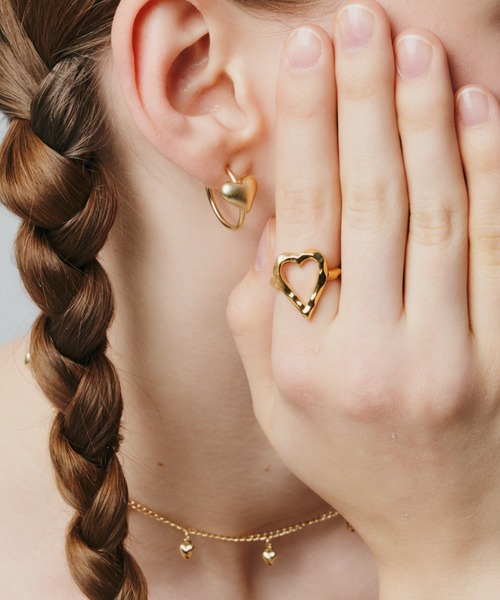 whim（ウィム）の「【NEW】Original Heart Ring（リング・レディース・シルバー/ゴールド・#13/#9）」の2枚目の写真
