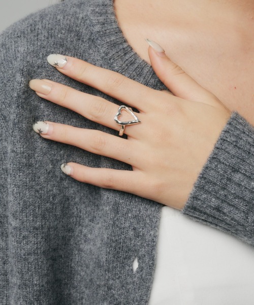 whim（ウィム）の「【NEW】Original Heart Ring（リング・レディース・シルバー/ゴールド・#13/#9）」の15枚目の写真