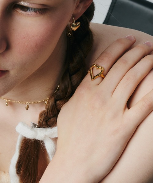 whim（ウィム）の「【NEW】Original Heart Ring（リング・レディース・シルバー/ゴールド・#13/#9）」の8枚目の写真