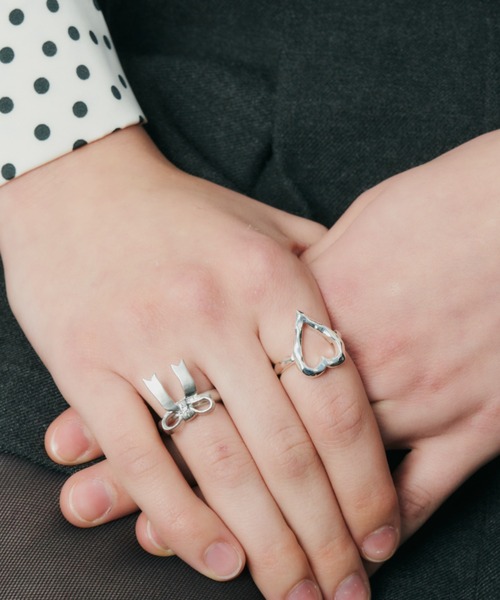 whim（ウィム）の「【NEW】Original Heart Ring（リング・レディース・シルバー/ゴールド・#13/#9）」の16枚目の写真