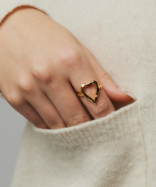 whim（ウィム）の「【NEW】Original Heart Ring（リング・レディース・シルバー/ゴールド・#13/#9）」の17枚目の写真