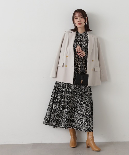 N.(N. Natural Beauty Basic)(エヌエヌナチュラルビューティーベーシック)の「【S Size Line】◆ダブルブレストテーラードジャケット(テーラードジャケット・レディース・ナチュラル/グレー/ネイビー・SMALL/MEDIUM)」の21枚目の写真