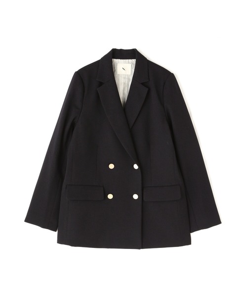 N.(N. Natural Beauty Basic)(エヌエヌナチュラルビューティーベーシック)の「【S Size Line】◆ダブルブレストテーラードジャケット(テーラードジャケット・レディース・ナチュラル/グレー/ネイビー・SMALL/MEDIUM)」の4枚目の写真