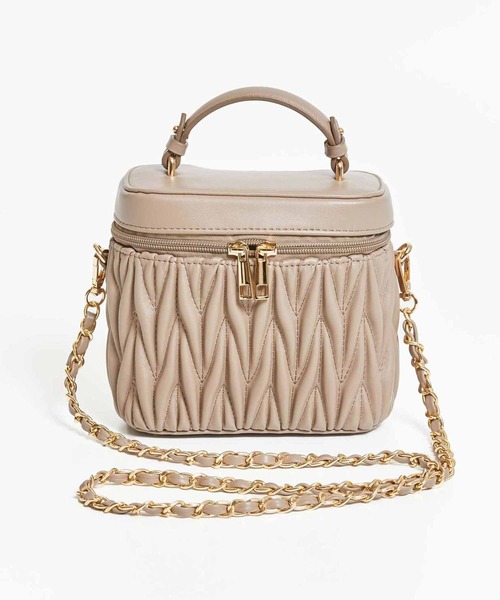 NOELA（ノエラ）の「キルティングバニティバッグ（ショルダーバッグ・レディース・オフホワイト/イエロー/ベージュ・フリー）」の8枚目の写真