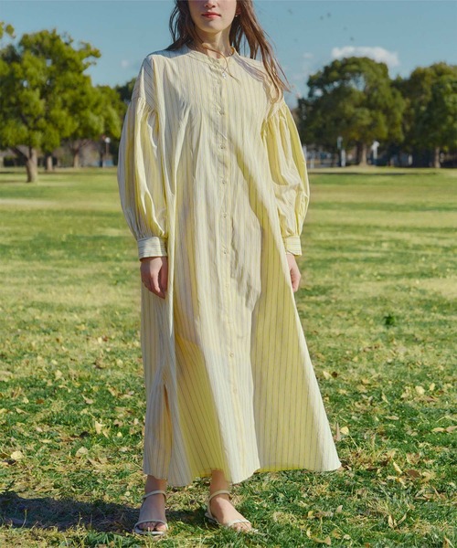 titivate（ティティベイト）の「ベーシックシャツワンピース（シャツワンピース・レディース・イエロー系その他/ブルー系その他/オフホワイト・M/S）」の11枚目の写真