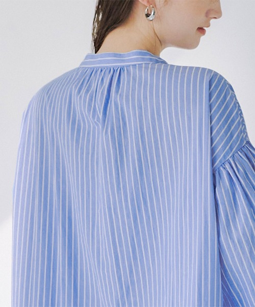 titivate（ティティベイト）の「ベーシックシャツワンピース（シャツワンピース・レディース・イエロー系その他/ブルー系その他/オフホワイト・M/S）」の8枚目の写真