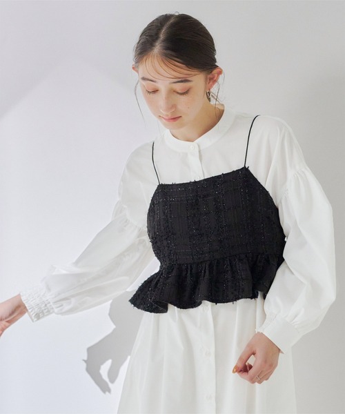 titivate（ティティベイト）の「ベーシックシャツワンピース（シャツワンピース・レディース・イエロー系その他/ブルー系その他/オフホワイト・M/S）」の5枚目の写真