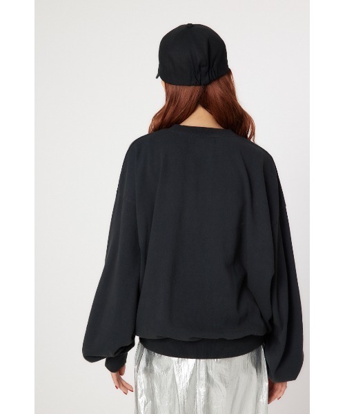 RODEO CROWNS WIDE BOWL（ロデオクラウンズワイドボウル）の「GOヴィンテージライクL/Sトップス（スウェット・レディース・チャコールグレー/グレー×ホワイト/ピンク・FREE）」の8枚目の写真