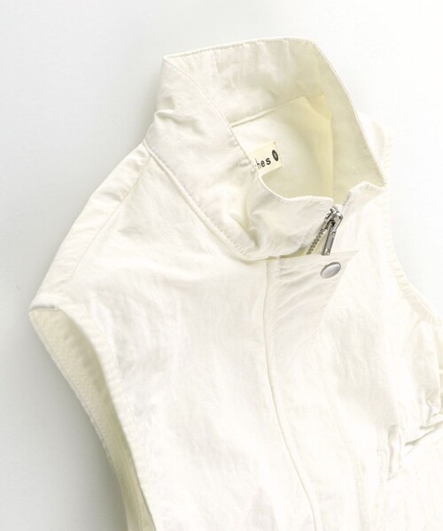 BRANSHES（ブランシェス）の「ナイロンベスト（ベスト・キッズ・オフホワイト/ブラック・S/M/XL/L）」の9枚目の写真