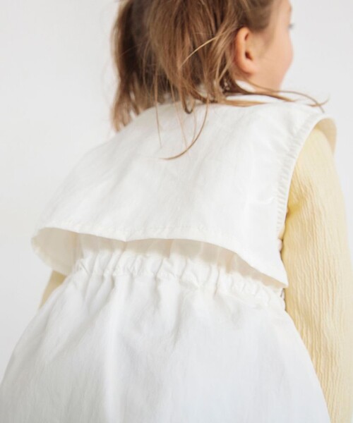 BRANSHES（ブランシェス）の「ナイロンベスト（ベスト・キッズ・オフホワイト/ブラック・S/M/XL/L）」の10枚目の写真