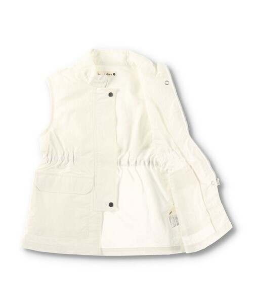 BRANSHES（ブランシェス）の「ナイロンベスト（ベスト・キッズ・オフホワイト/ブラック・S/M/XL/L）」の13枚目の写真