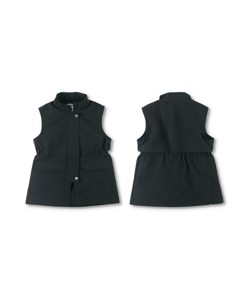 BRANSHES（ブランシェス）の「ナイロンベスト（ベスト・キッズ・オフホワイト/ブラック・S/M/XL/L）」の8枚目の写真