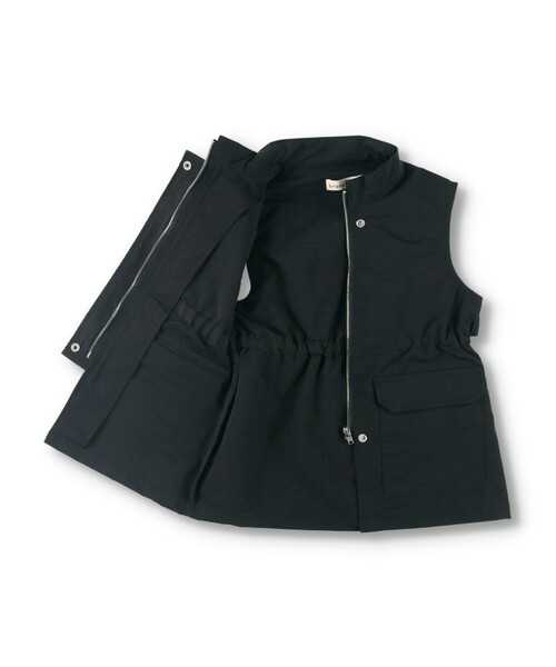 BRANSHES（ブランシェス）の「ナイロンベスト（ベスト・キッズ・オフホワイト/ブラック・S/M/XL/L）」の11枚目の写真