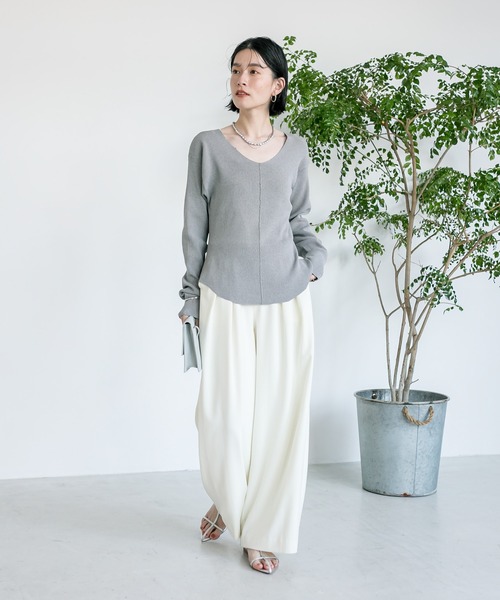 RIVE DROITE(リヴドロワ)の「メタリックポインテッドミュール(サンダル・レディース・シルバー・24.5/23.5)」の21枚目の写真