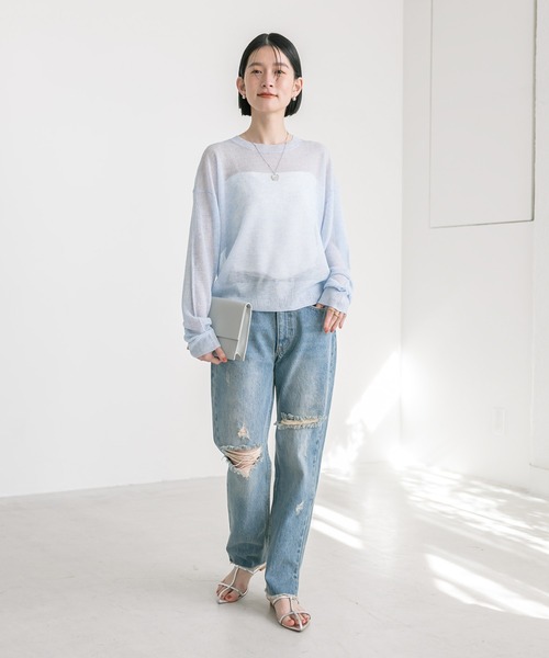 RIVE DROITE(リヴドロワ)の「メタリックポインテッドミュール(サンダル・レディース・シルバー・24.5/23.5)」の20枚目の写真