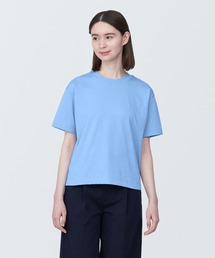 婦人　天竺編みクルーネック半袖Ｔシャツ
