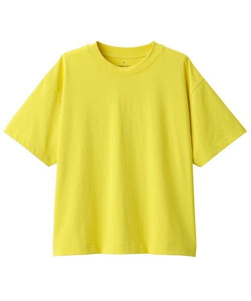 無印良品(ムジルシリョウヒン)の「婦人 天竺編みクルーネック半袖Tシャツ(Tシャツ/カットソー・レディース・ライトグリーン/グレー/イエロー系3/ホワイト/ライトブルー/ライトピンク/ブラック/バーガンディー/ブラウン・XL/L/M/S/XS)」の12枚目の写真