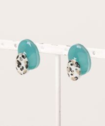 【kun】大人かわいい牛柄ピアス(MA)