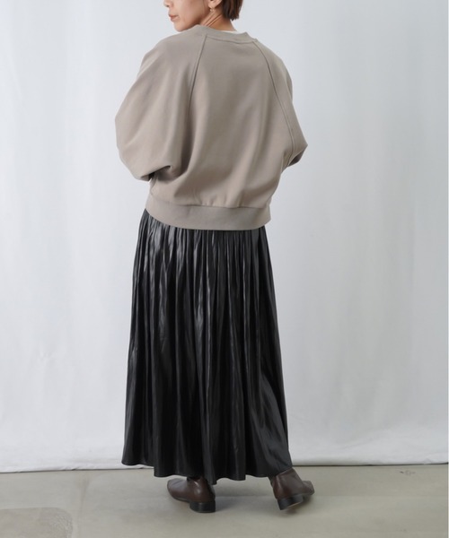 LUCA/LADY LUCK LUCA（ルカ/レディラックルカ）の「LC/LLL カットラグランブルゾン / ドルマンZIPブルゾン 【セットアップ着用可】（ブルゾン・レディース・グレー/ブラック/アイボリー・FREE）」の6枚目の写真